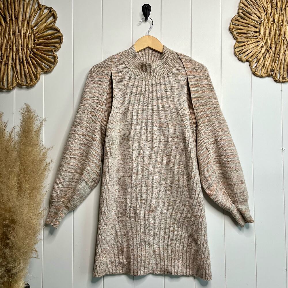 Free People set mini dress sweater set shrug knit co-ord matching set - Picture 4 of 10